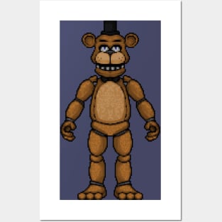 freddy fazbear Posters and Art